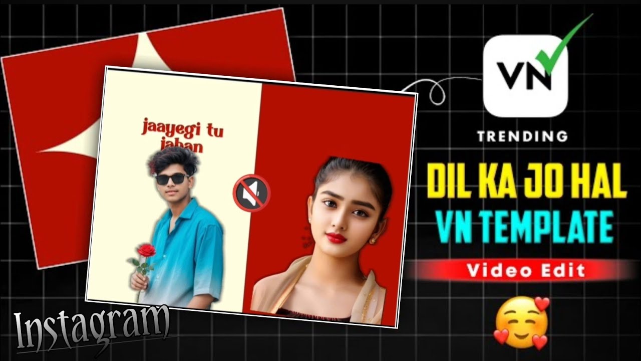 Dil Ka Jo Hal Hai Instagram Trending Lyrics Video Editing | ❤️ Star Lyrics Reels Edit | VN Code 