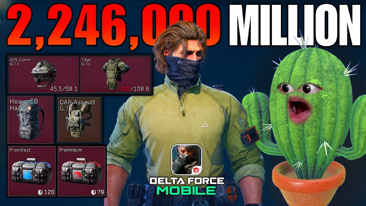 How OP is a Gear Ticket P90? | SOLO RUN Million Loot | Delta Force Mobile | Normal Mode
