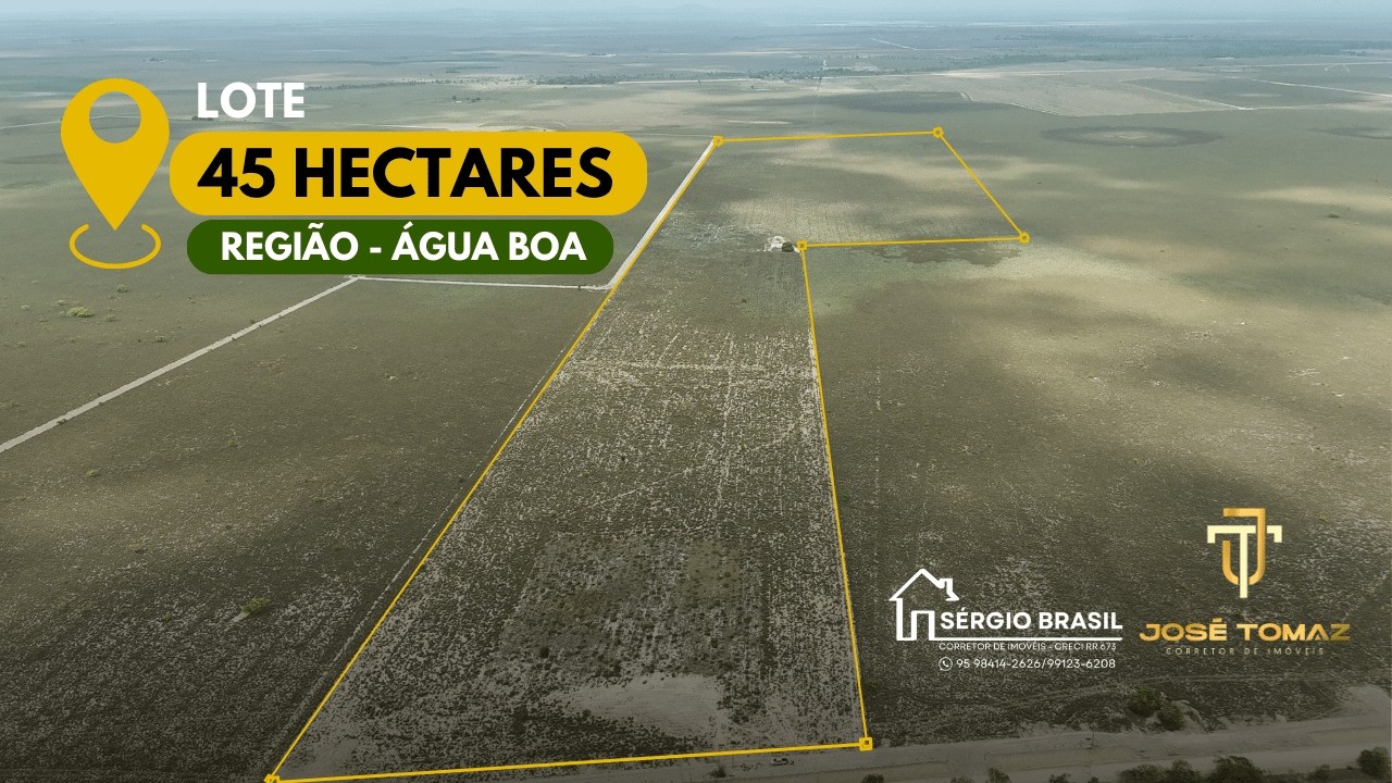 45 hectares - Propriedade Rural - Região do Água - Roraima