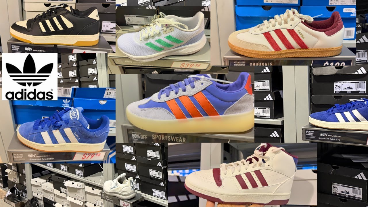 ADIDAS OUTLET MEN'S & WOMEN'S SHOES SNEAKERS 60% OFF