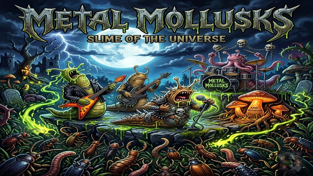 METAL MOLLUSKS –  SLIME & THUNDER ( Heavy Metal ) 