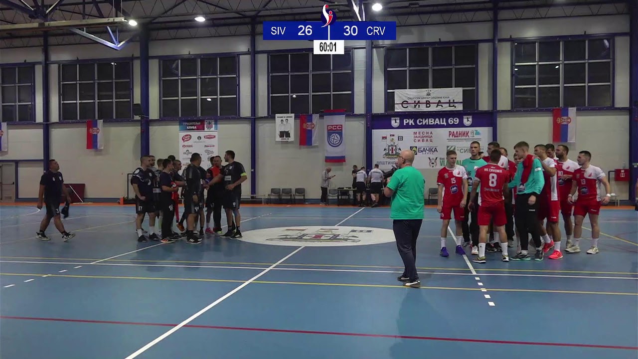 SBRL 3. kolo /SC/ RK Sivac 69 - RK Crvenka Jaffa