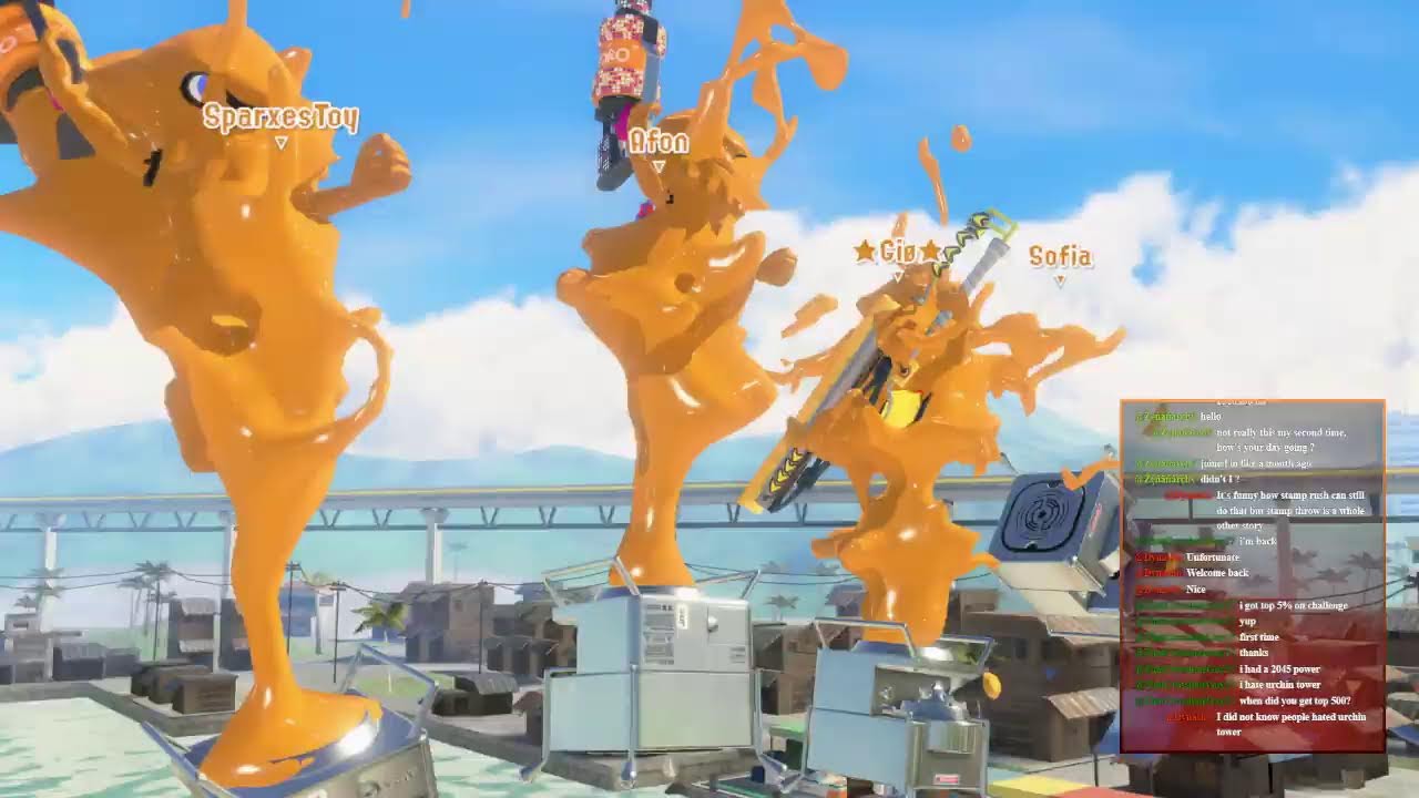 Farming aura in Splatoon 3