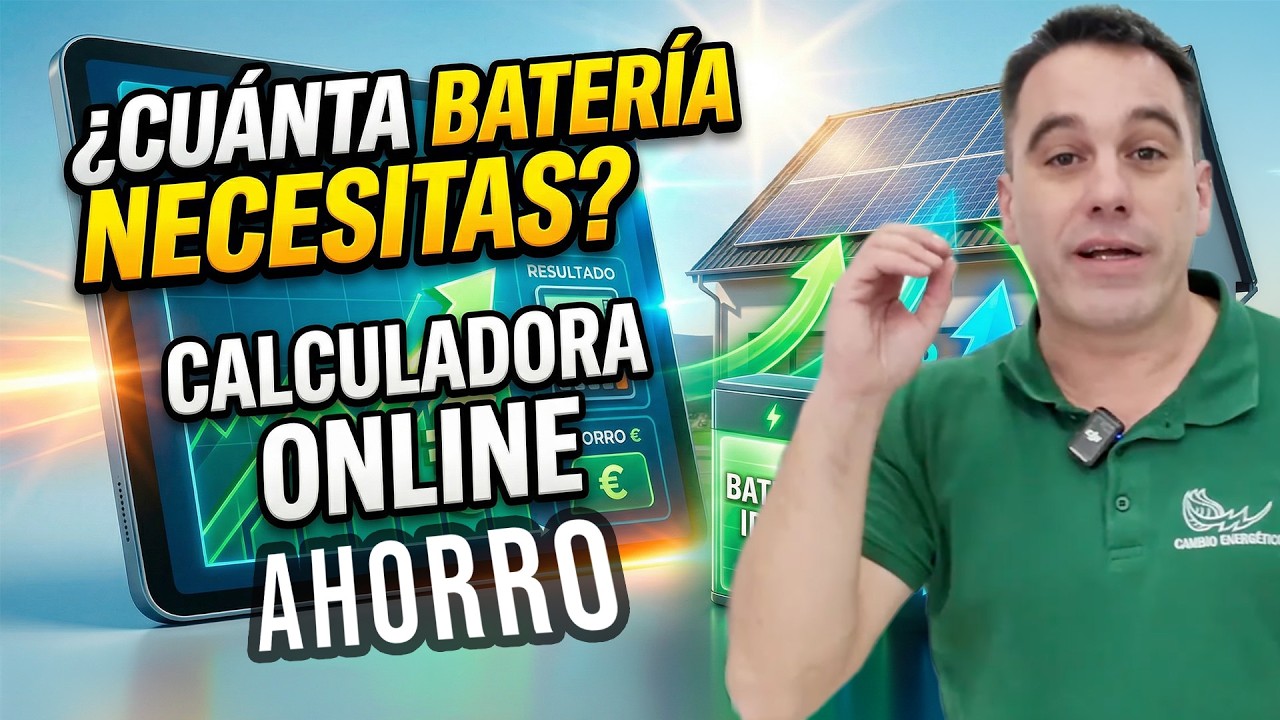 No instales una batería solar sin hacer este cálculo de ahorro previamente