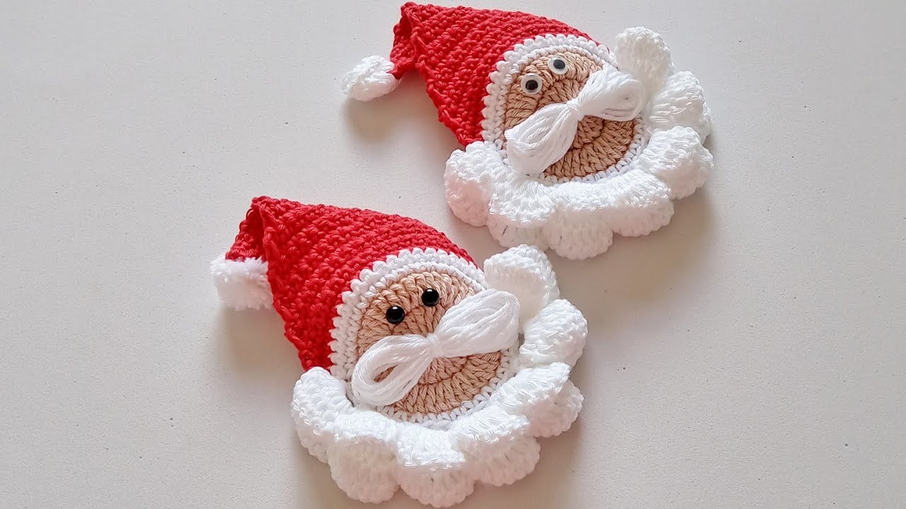 Papai Noel de Croche/ Enfeite para árvore de natal