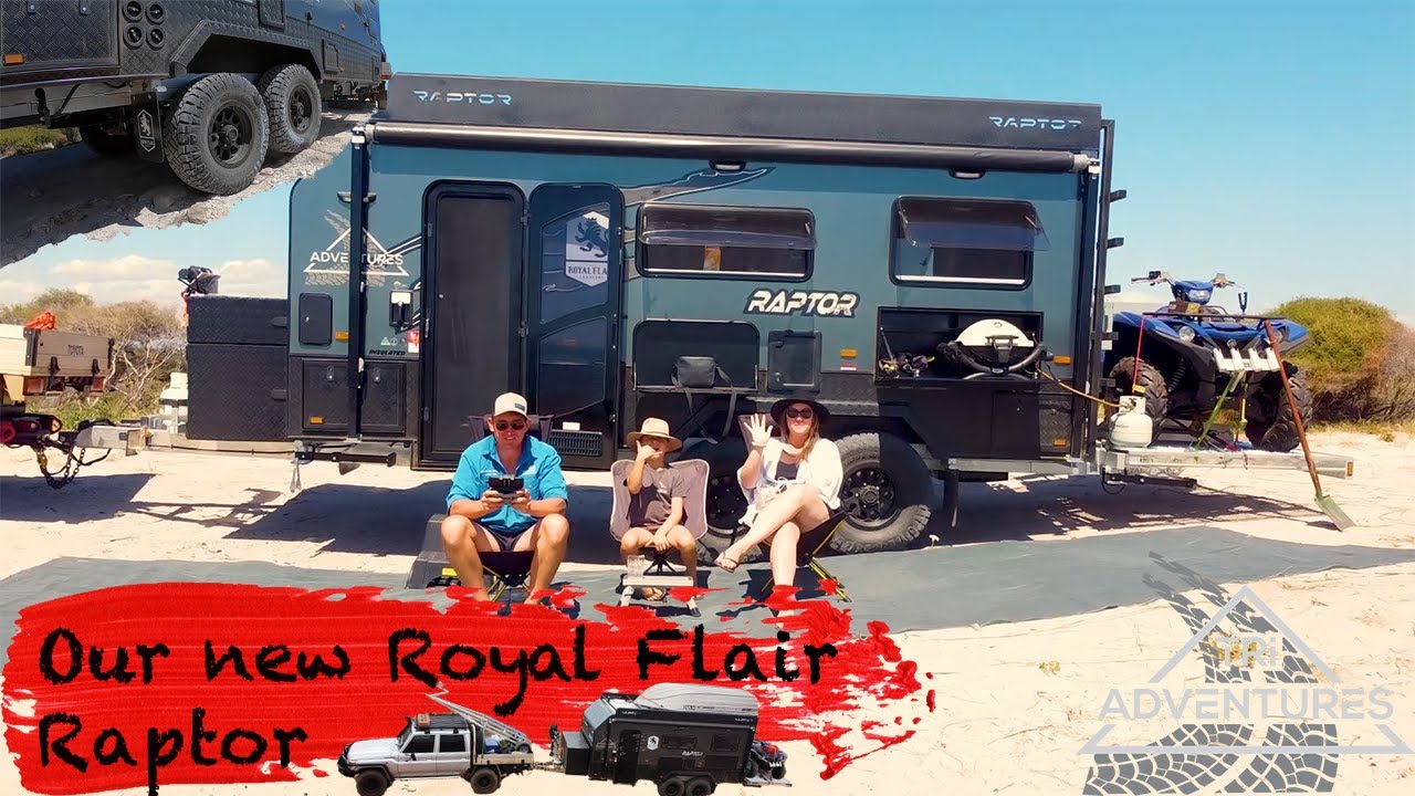 Tri Adventures pick up their new Royal Flair RAPTOR off-road caravan