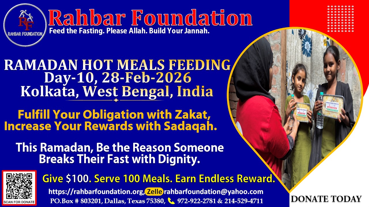 RAMADAN HOT MEALS FEEDING 2026, Day 10, 28 Feb 2026, Kolkata, West Bengal, India