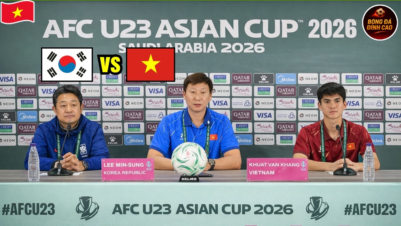 🔴 Nóng Họp Báo U23 Việt Nam vs U23 Hàn Quốc: Thầy Kim Đối Mặt Áp Lực, Quyết Đấu Tranh Hạng 3