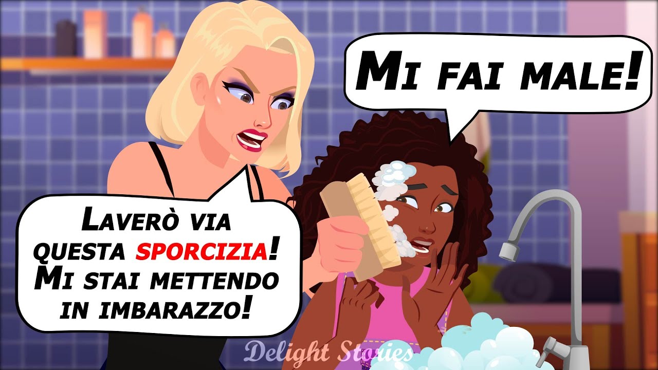 La mia matrigna ha deciso di sbiancarmi il viso