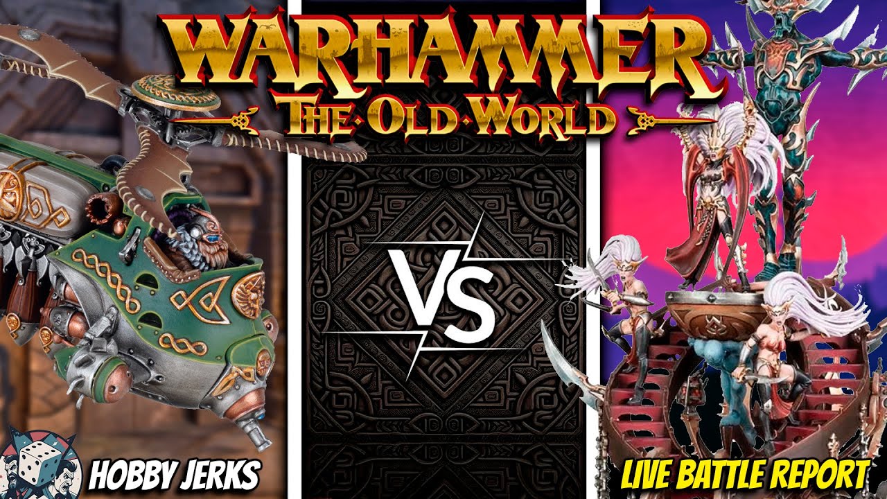 Dwarfs vs Dark Elves | Warhammer The Old World (Live Battle Report)