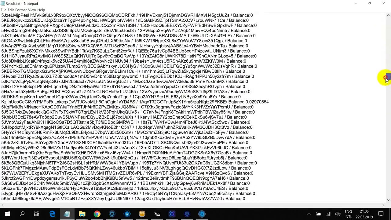Bitcoin Generator Private Key for blockchain 1999