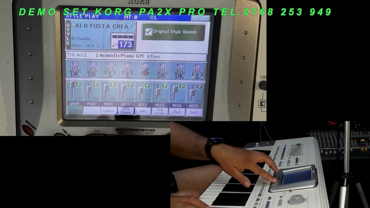 DEMO SET KORG PA2X PRO-128MB FULL 2023-06