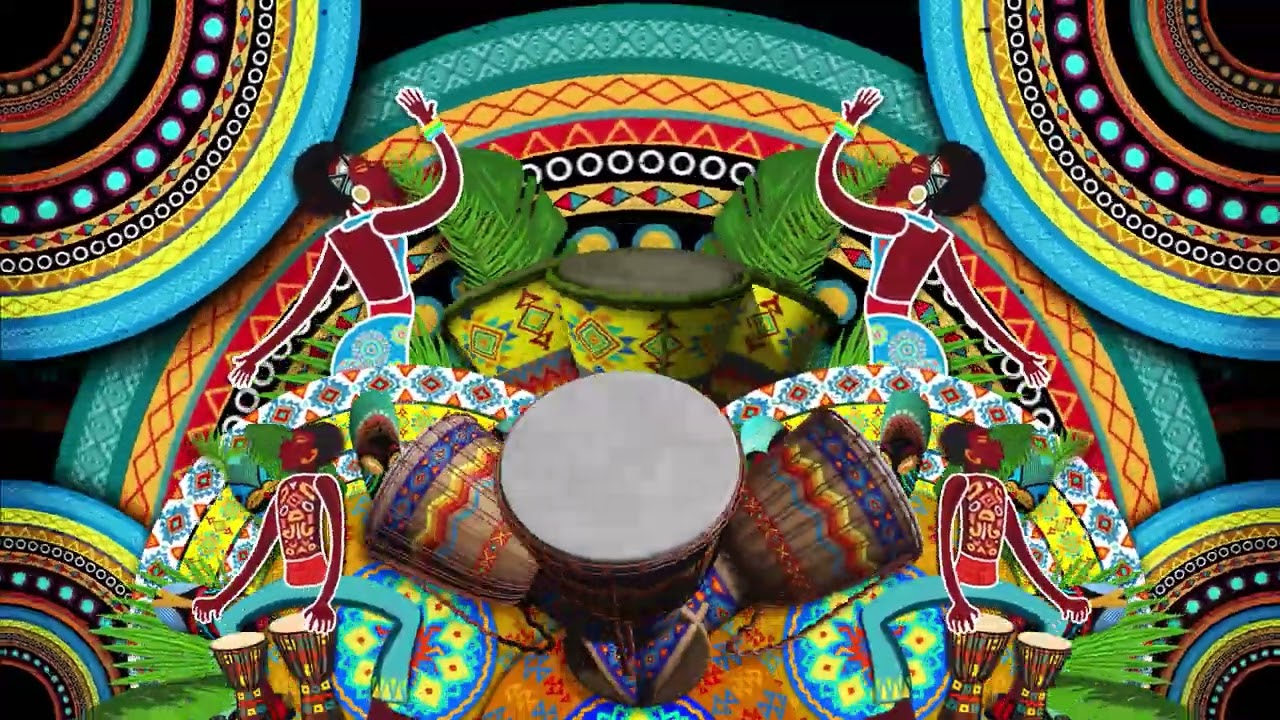 African Theme Background 4K VJ Loop Video | No Copyright Background Video | No Copyright Stock Video