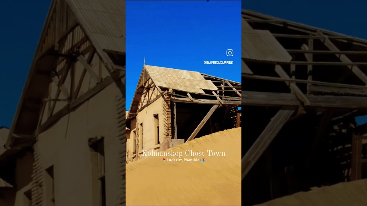 Awesome experience at Kolmanskop Ghost town. Worth the visit. #ghosttown #africa #namibia