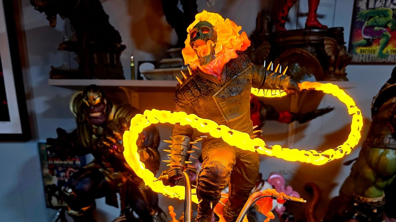Fire Sideshow Ghost Rider premium format figure review