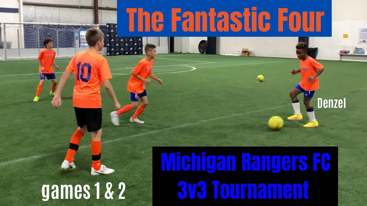 3v3 Indoor Soccer Tournament Highlights | The Fantastic Four | Denzel Morin 11 years old