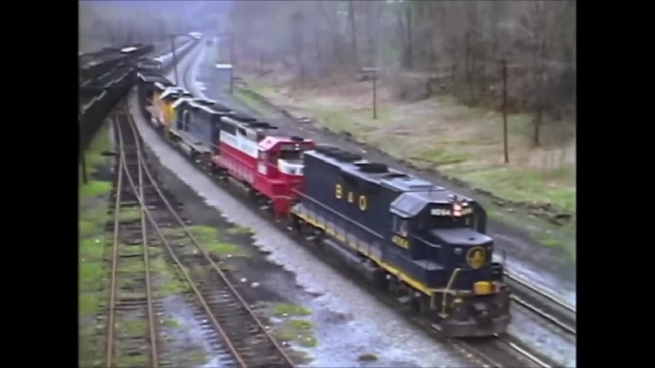 OLD LOCOMOTIVES STRUGGLING ON THE TOUGHEST GRADES OF THE B&O
