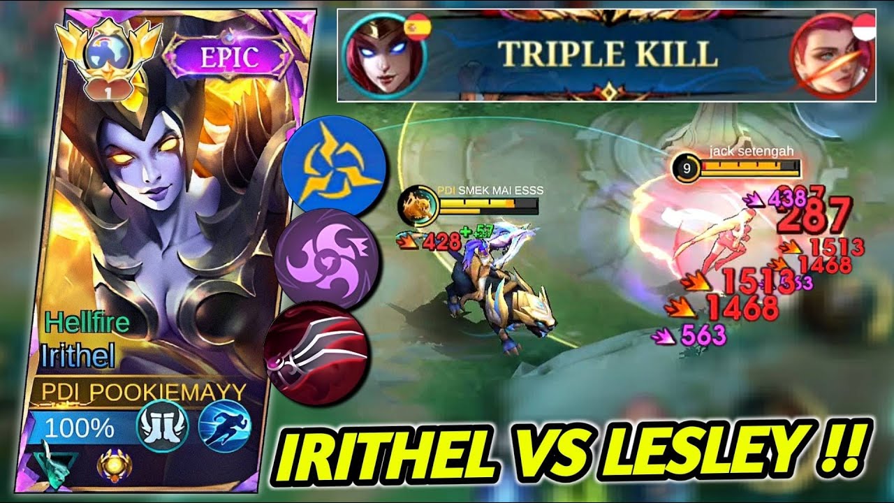 CARA IRITHEL LAWAN LESLEY YANG TENGIL! AUTO KASIH PAHAM | IRITHEL BEST BUILD 2026