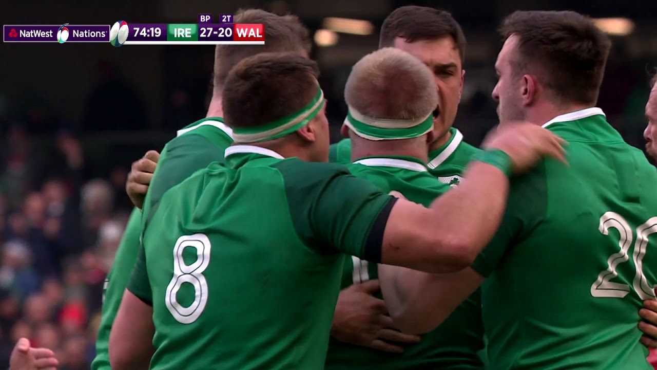 Ireland win a strong scrum penalty as Murray kicks at goal! | NatWest 6 Nations