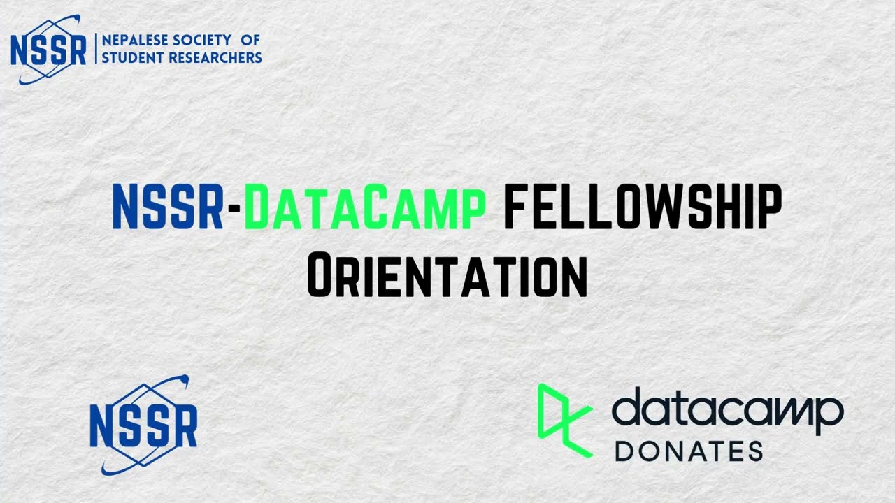 NSSR-DataCamp Donates Fellowship Orientation 2025