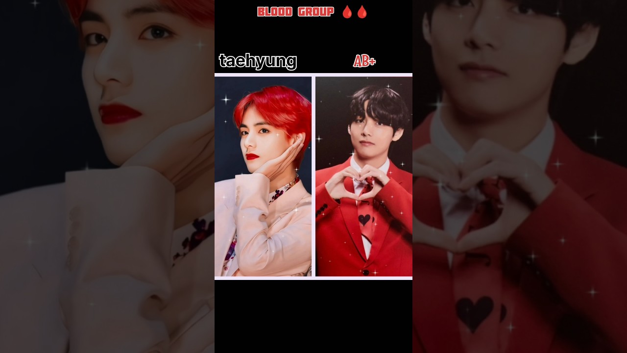 BTS members blood group 🩸😱#subscribe #shorts