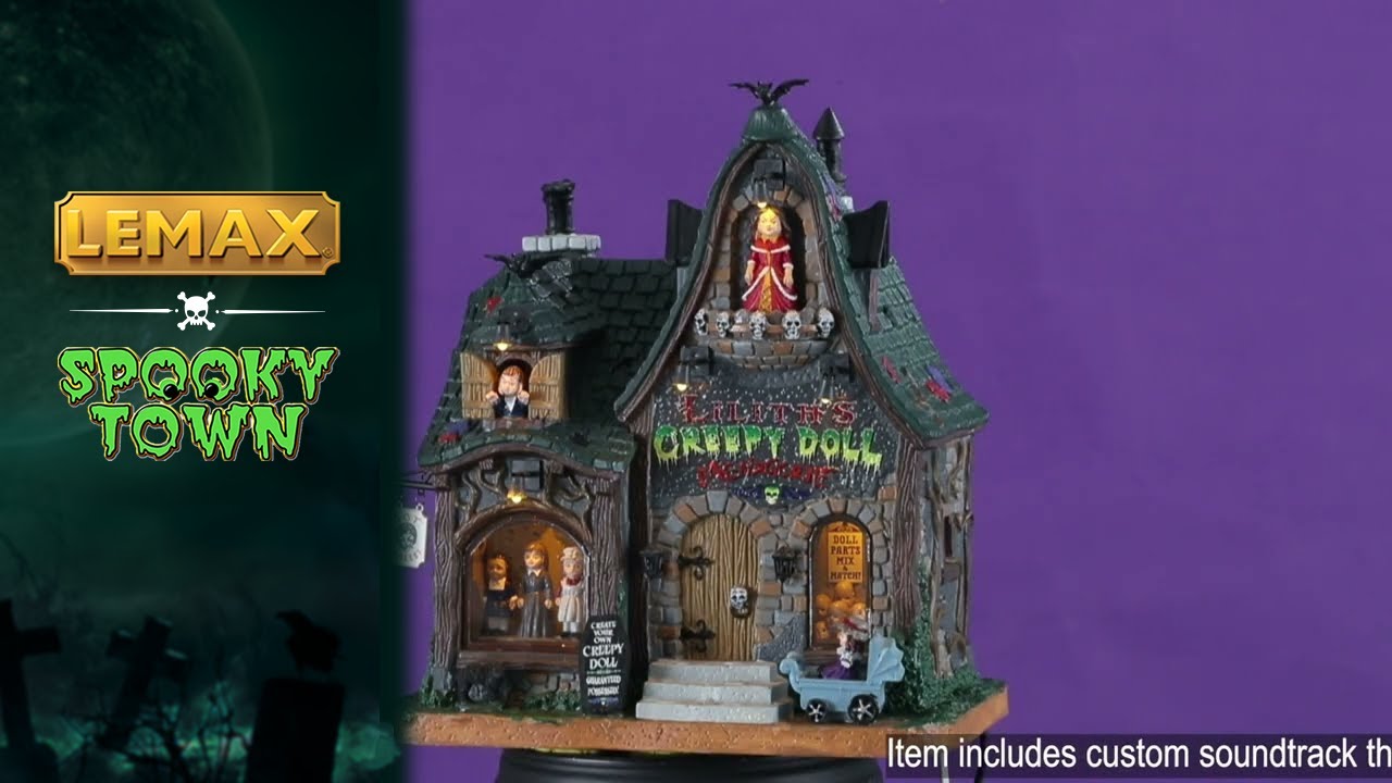 Lemax 65071 Creepy Doll Shop