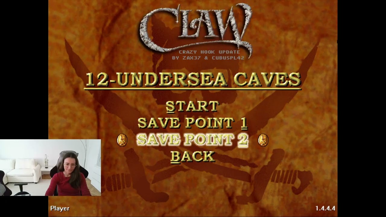 Ivana clawing her way around underwater caves. Let's go Captain Claw!