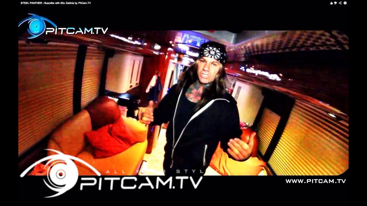 STEEL PANTHER - Buscribs with Stix Zadinia by PitCam.TV