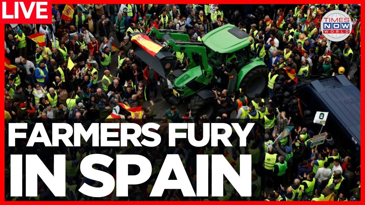 MADRID TRACTOR PROTEST LIVE | Spanish Farmers Shut Down Capital Over EU-Mercosur Trade Deal