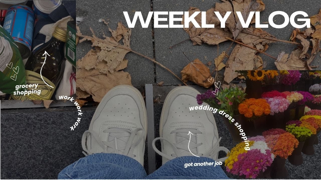 weekly vlog♡(Self care, traveling to sac, new job, wedding dress shopping)