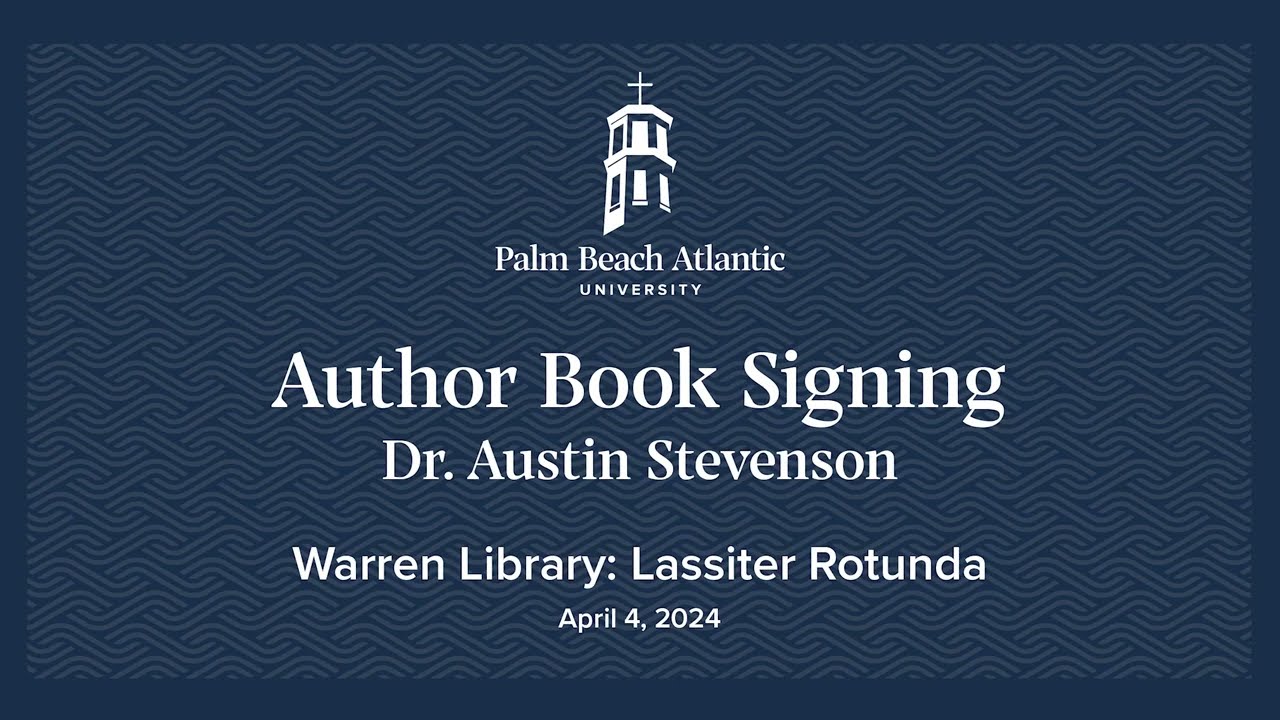 Book Signing: Dr. Austin Stevenson, 