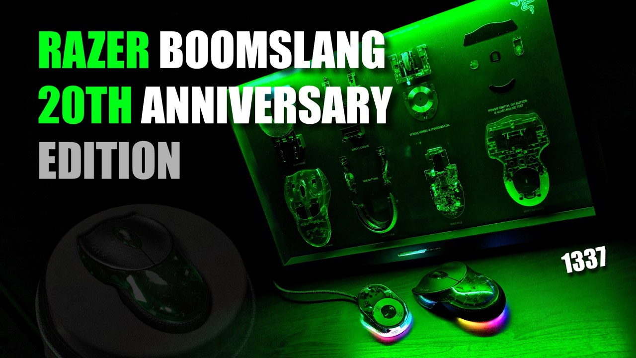 UNBOXING - RAZER BOOMSLANG 20TH ANNIVERSARY EDITION & DISPLAY FRAME