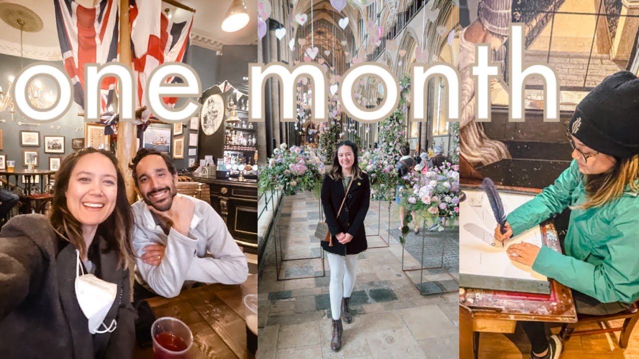 my first month living in England🏴󠁧󠁢󠁥󠁮󠁧󠁿 | FAQ, places I went, books I read, future plans...