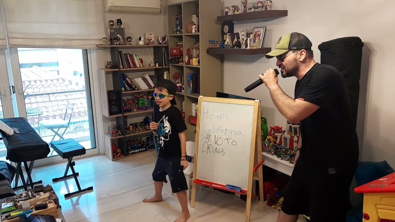 Karaoke με το ηχείο JYX-T17-T: HOTEL CALIFORNIA!!