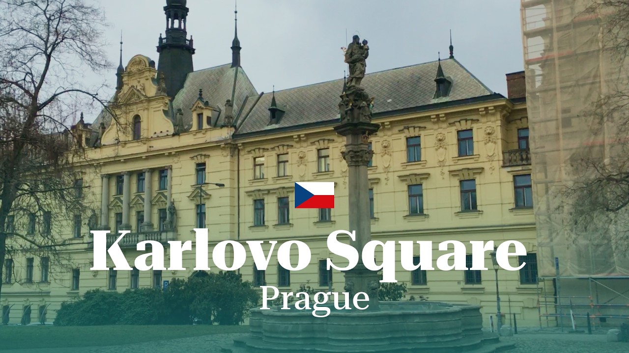 👉 Prague Walking Tour 🇨🇿 Kateřinská to Karlovo Square | Real Day Walk 4K POV (No Talking) #prague