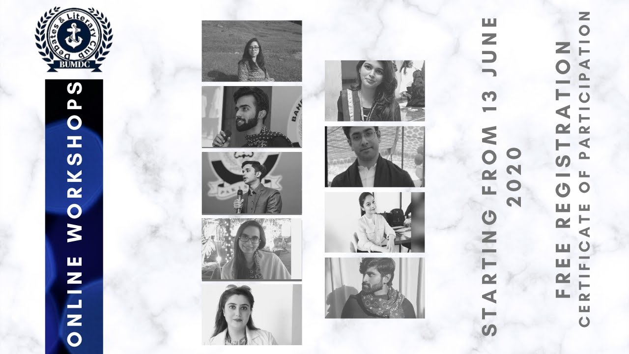 Promo | BUMDC DLC Online Workshop Series | 2020