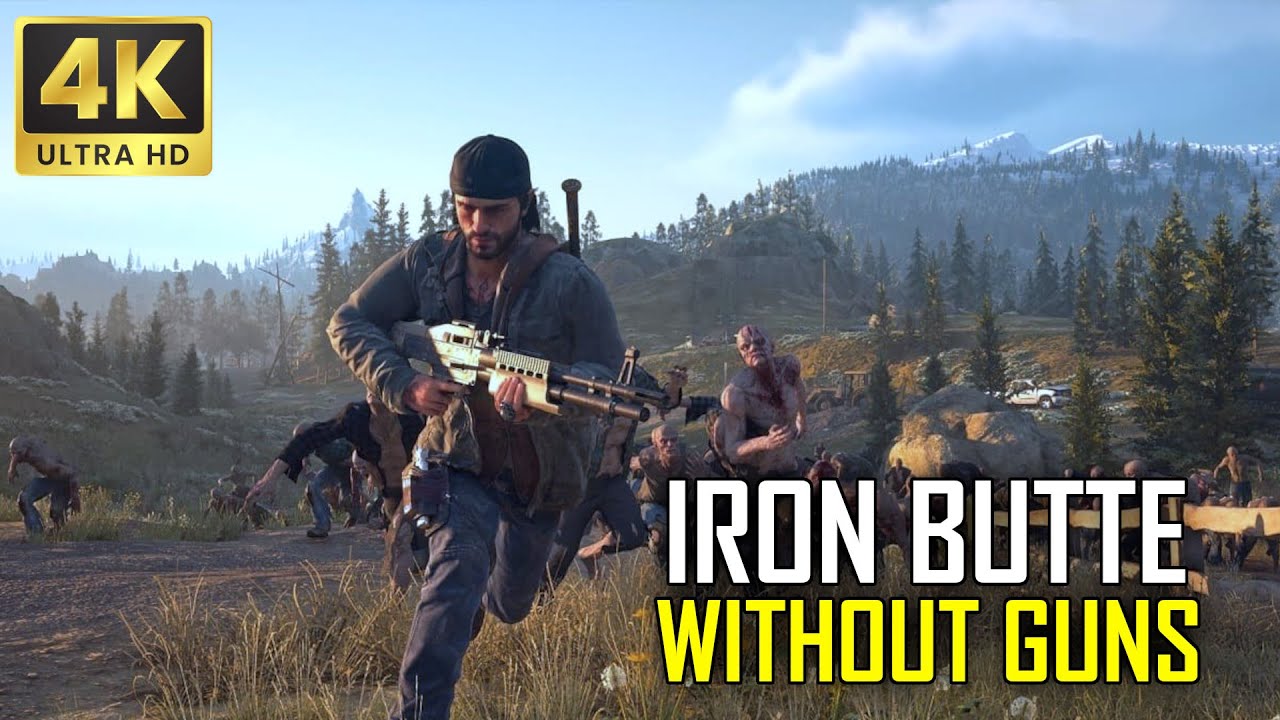 Keep Them Safer Challenge Without Guns | Untouchable | Days Gone PC | Iron Butte Horde | 4K 60FPS