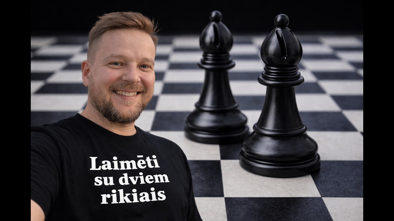 Kaip laimėti su dviem rikiais. Žaisiu šachmatais kol pasieksiu 1700 elo. 36