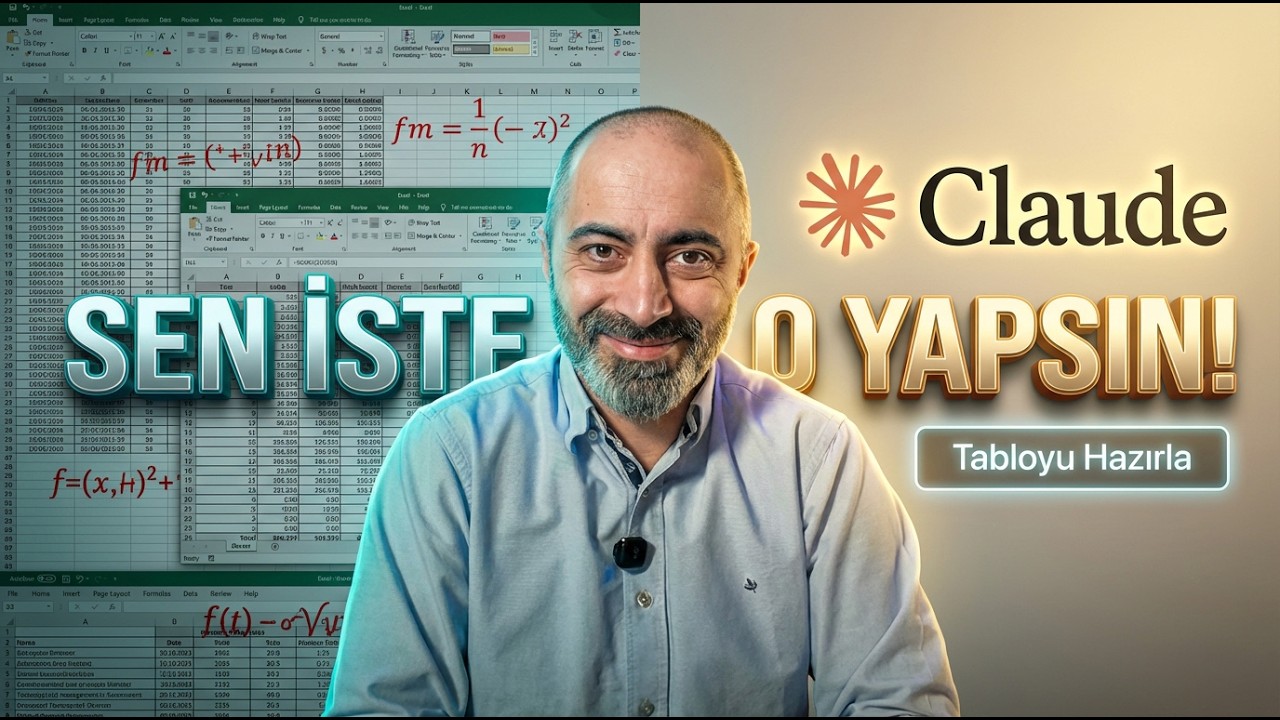 Excel'de Yapay Zeka Devrimi: Claude ile Formül Yazmaya SON!