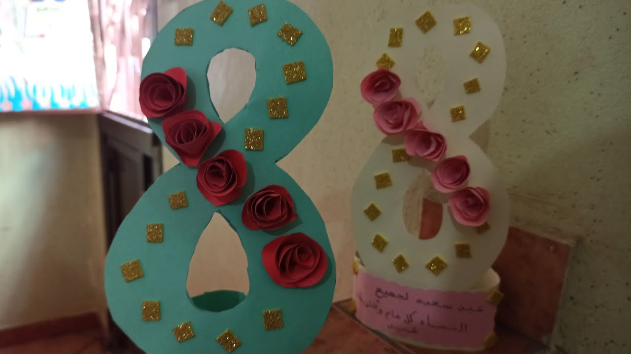عمل يدوي خاص باليوم العالمي للمرأة🧕👩‍🦰