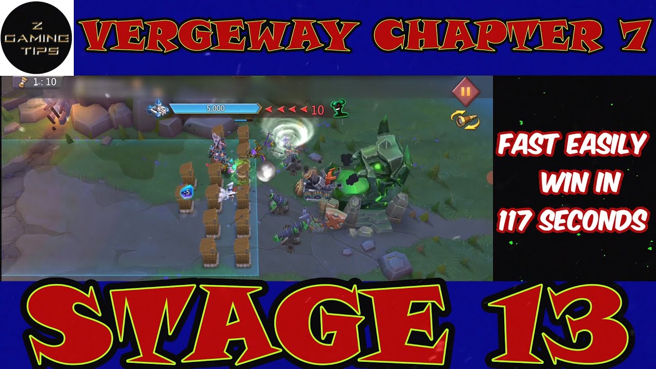 Vergeway Chapter 7 Stage 13 (100% Fast Easily in 117 Seconds)
