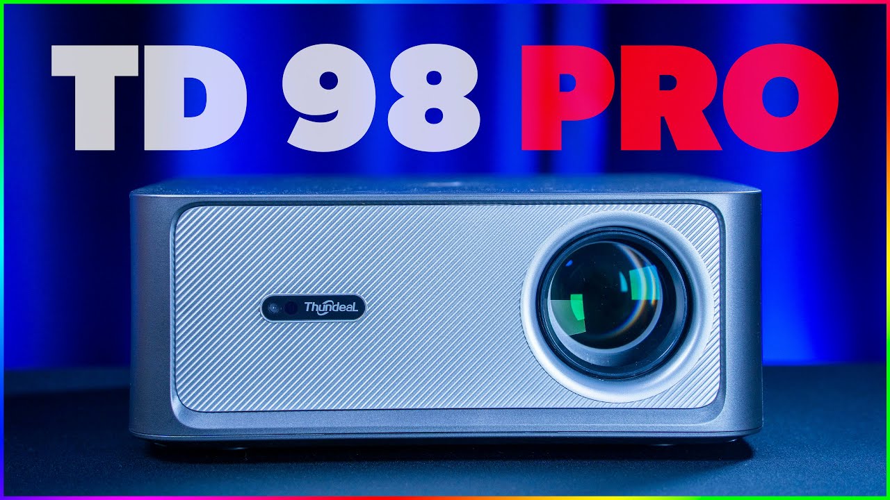 PROJETOR THUNDEAL TD 98 PRO, + DE 300 POLEGADAS