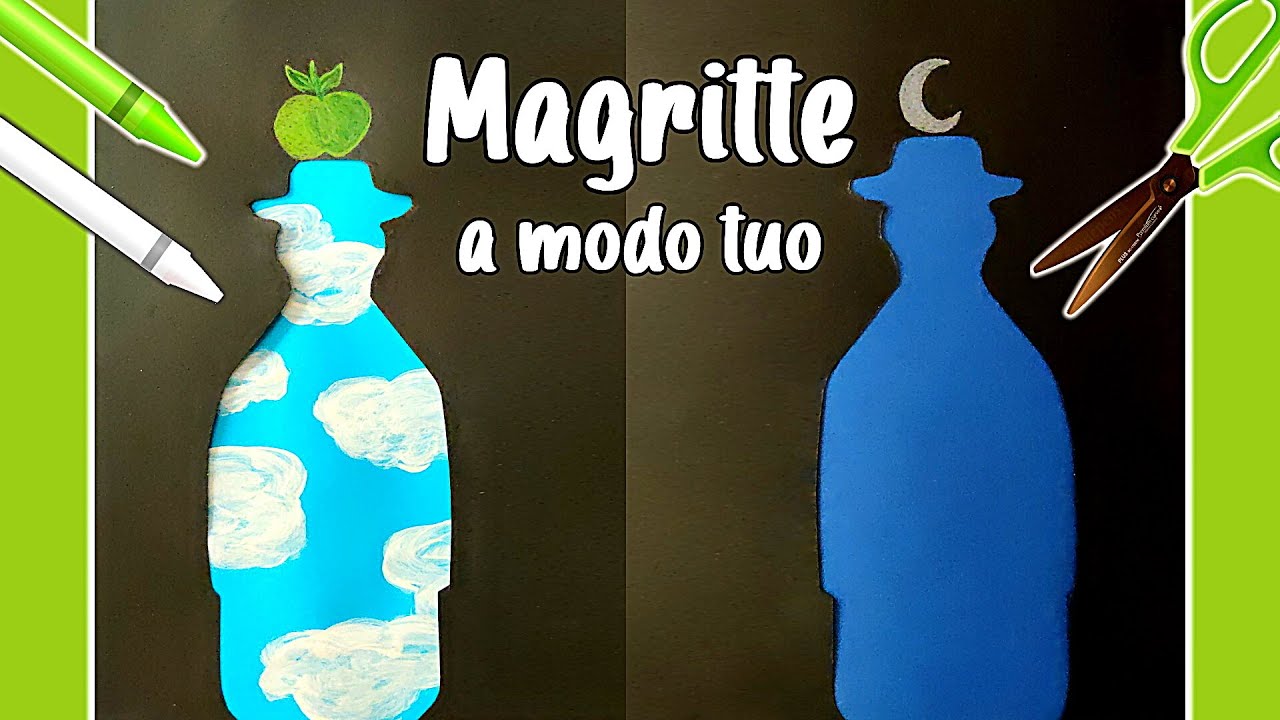 🍏 MAGRITTE e SURREALISMO spiegati ai ragazzi - Laboratorio creativo su Magritte 🎨 (Arte e Immagine)