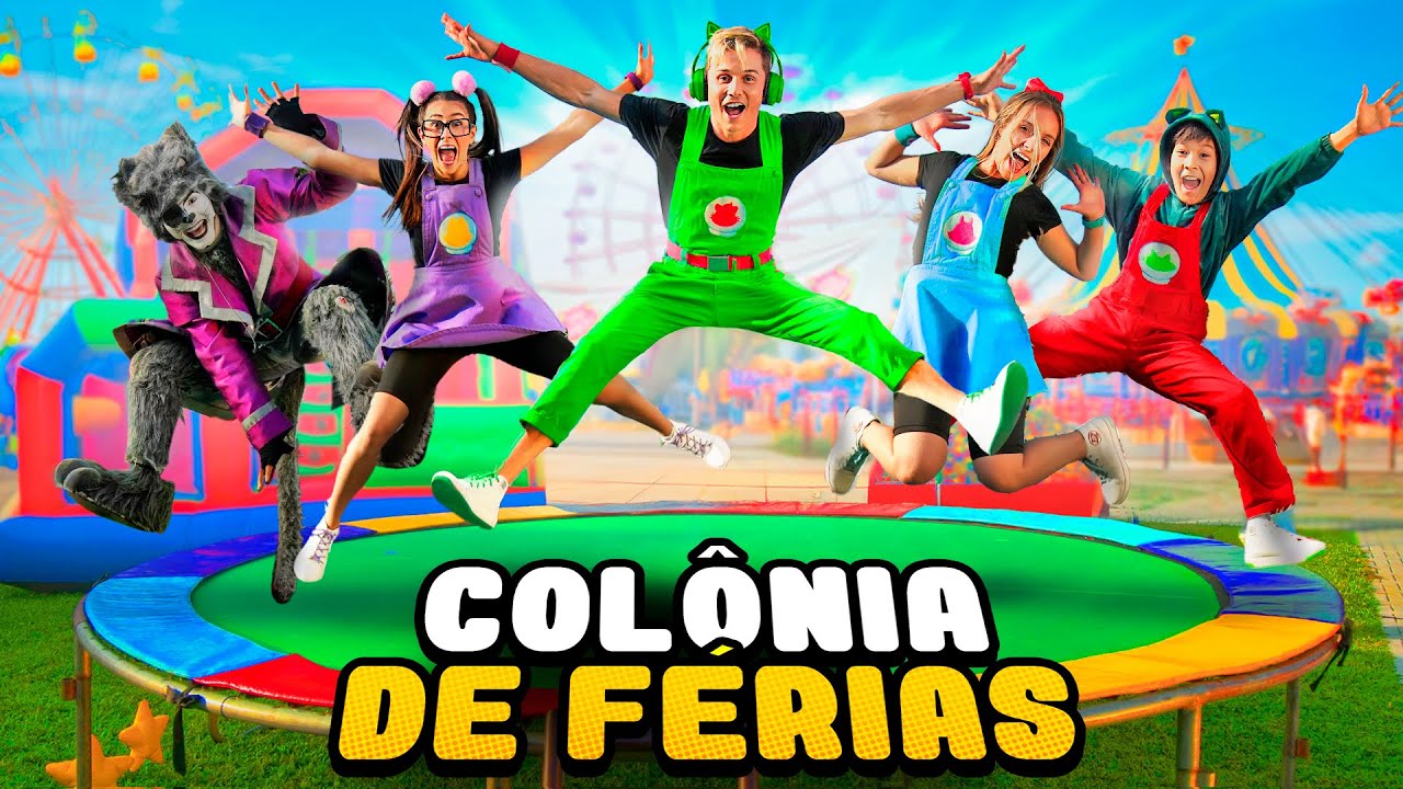 A COLÔNIA DE FÉRIAS do Gato Galactico + Música 🎵 Férias do Meu Coração !