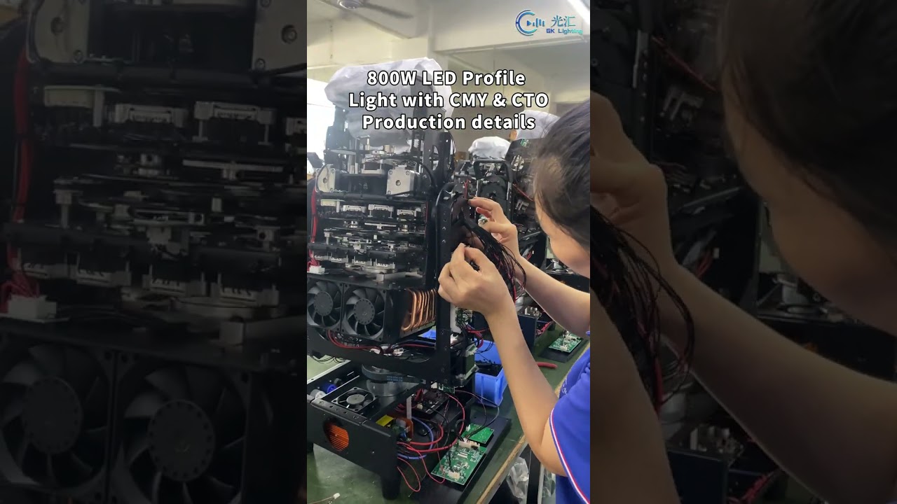 Inside the 700W LED Profile Light | CMY & CTO Stage Lighting Production 🔧✨