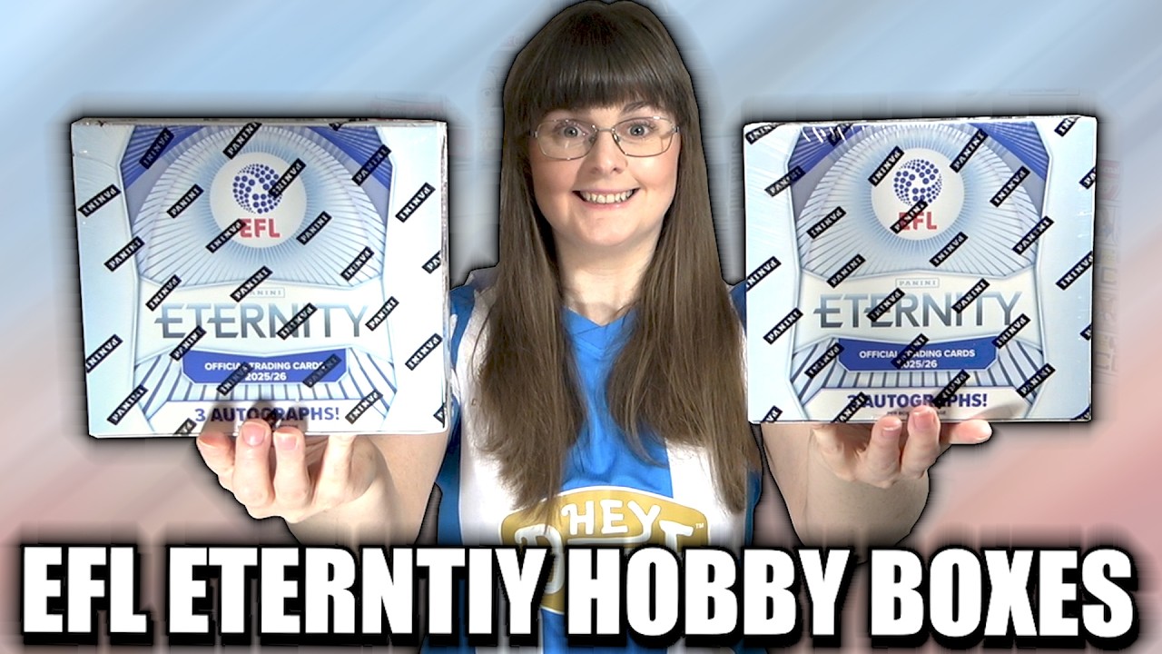 *NEW* PANINI 2026 EFL ETERNITY DOUBLE HOBBY BOX OPENING | 3 Autographs In Every Box | &pound;300 Value