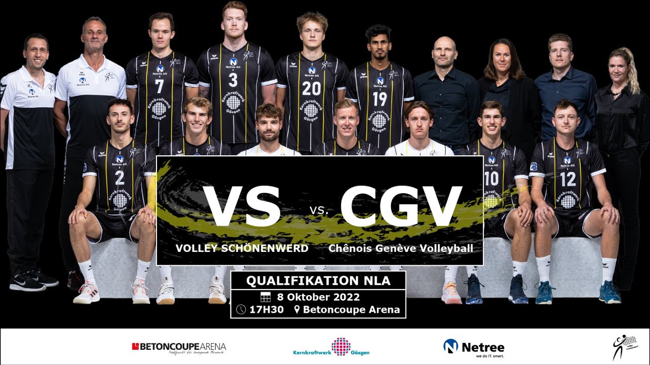 Volley Schönenwerd vs. Chenois Geneve Volleyball