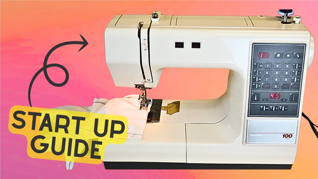 Швейная машинка Kenmore на 100 стежков? Как заправить нить и шить на этой машинке?
