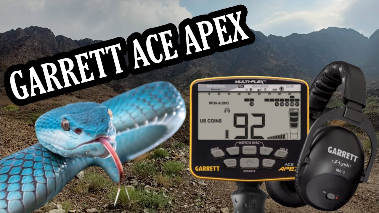 جهاز كشف المعادن GARRETT ACE APEX  (الجزء الاول)  و شرح نظري عن طريقة استخدامه  . شاهد لتعرف