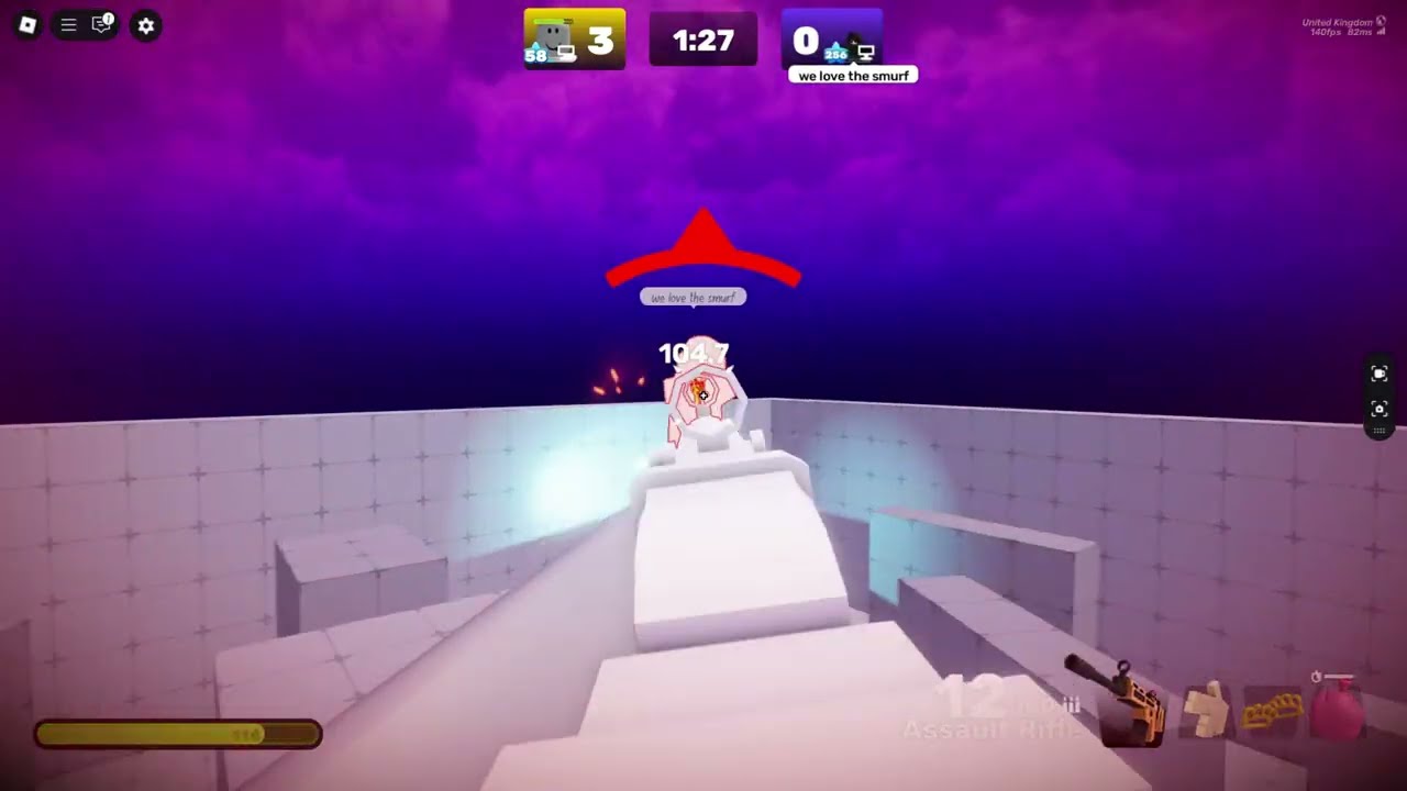 1 min of peak r2 low aim